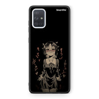 Thumbnail for Samsung A51 Anime Girl θήκη από τη Smartfits με σχέδιο στο πίσω μέρος και μαύρο περίβλημα | Smartphone case with colorful back and black bezels by Smartfits