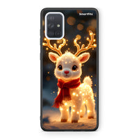 Thumbnail for Samsung A51 Christmas Cutie θήκη από τη Smartfits με σχέδιο στο πίσω μέρος και μαύρο περίβλημα | Smartphone case with colorful back and black bezels by Smartfits