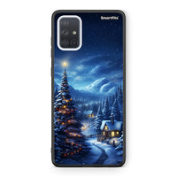 Thumbnail for Samsung A51 Christmas Scenery θήκη από τη Smartfits με σχέδιο στο πίσω μέρος και μαύρο περίβλημα | Smartphone case with colorful back and black bezels by Smartfits