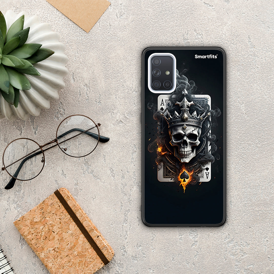 Skull King Ace - Samsung Galaxy A71 θήκη