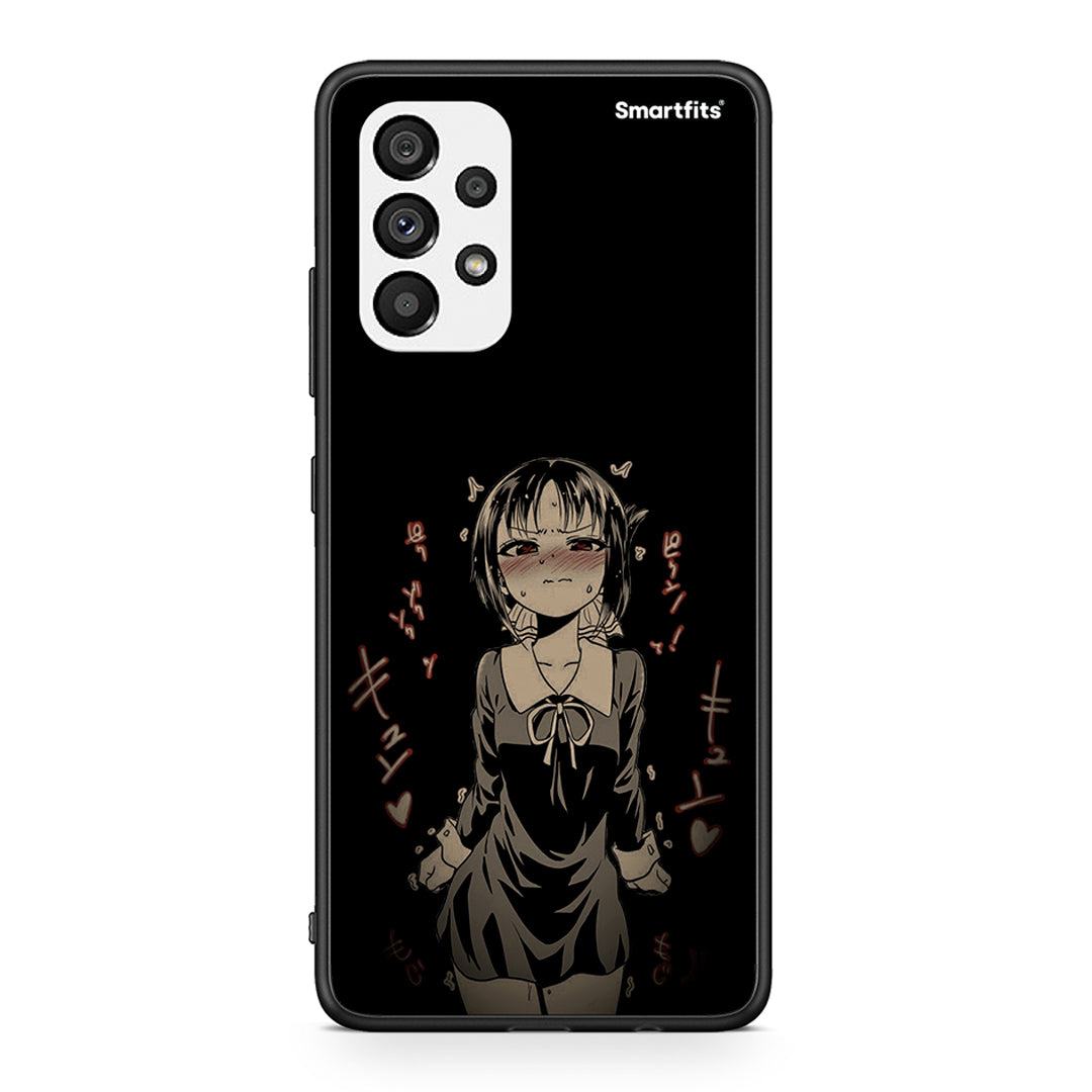 Samsung A73 5G Anime Girl θήκη από τη Smartfits με σχέδιο στο πίσω μέρος και μαύρο περίβλημα | Smartphone case with colorful back and black bezels by Smartfits