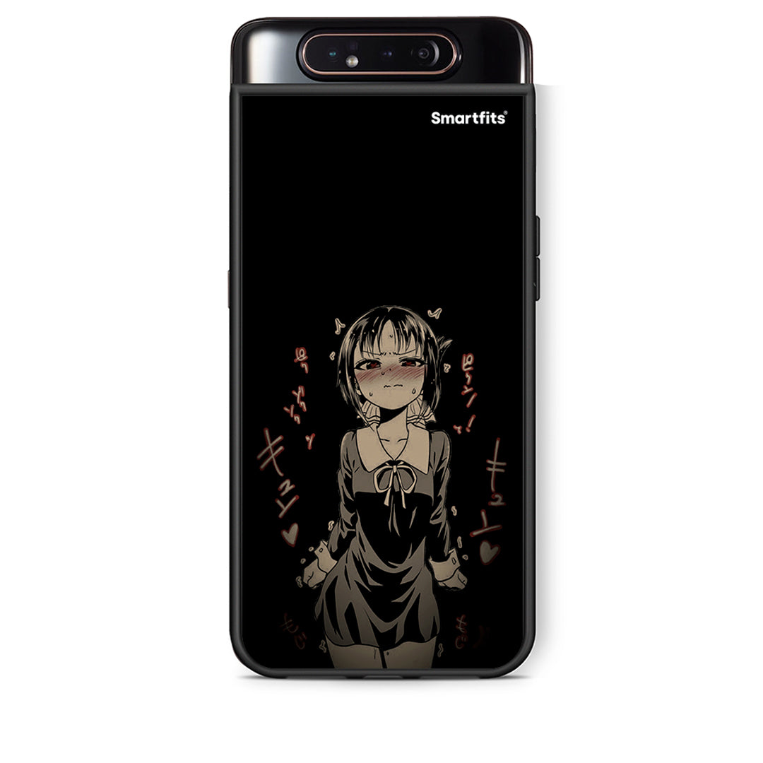 Samsung A80 Anime Girl θήκη από τη Smartfits με σχέδιο στο πίσω μέρος και μαύρο περίβλημα | Smartphone case with colorful back and black bezels by Smartfits