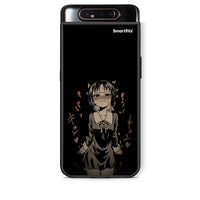 Thumbnail for Samsung A80 Anime Girl θήκη από τη Smartfits με σχέδιο στο πίσω μέρος και μαύρο περίβλημα | Smartphone case with colorful back and black bezels by Smartfits