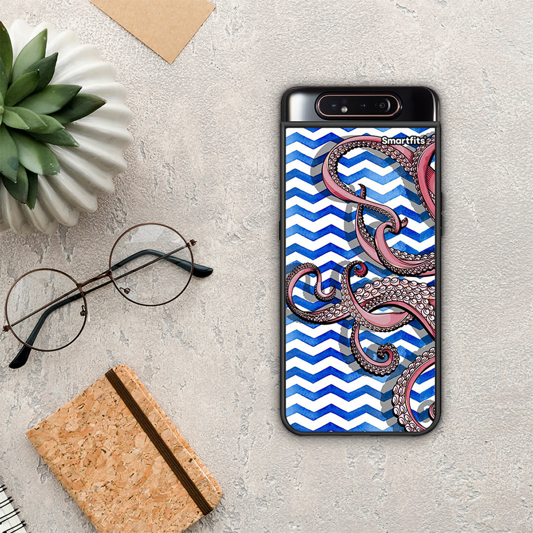 Chevron Devilfish - Samsung Galaxy A80 case