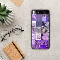 Thumbnail for Purple Aesthetic Collage - Samsung Galaxy A80 θήκη