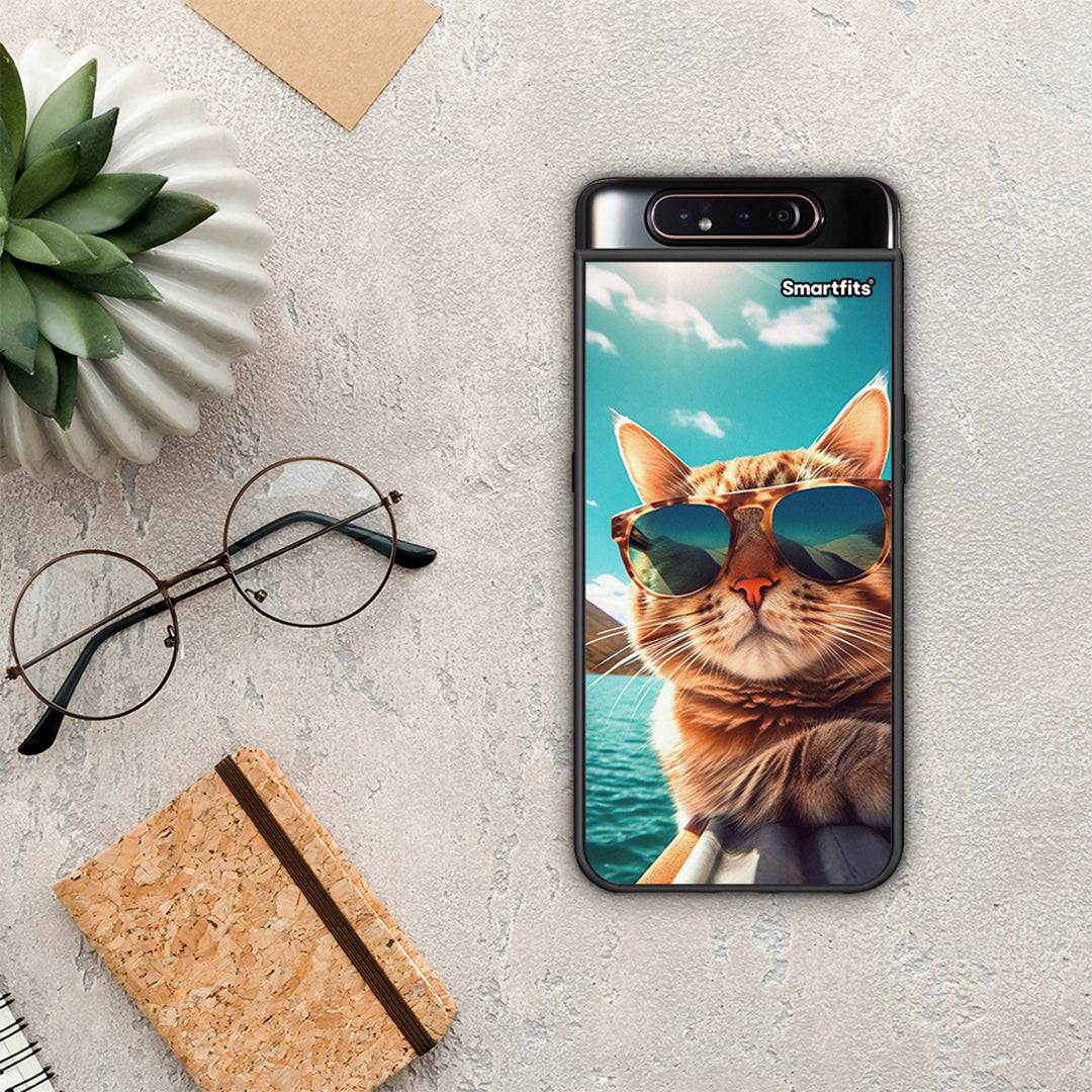 Summer Cat - Samsung Galaxy A80 case