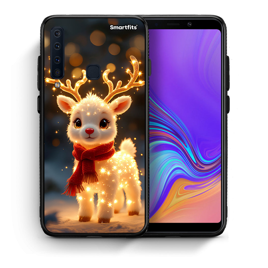 Θήκη Samsung A9 Christmas Cutie από τη Smartfits με σχέδιο στο πίσω μέρος και μαύρο περίβλημα | Samsung A9 Christmas Cutie case with colorful back and black bezels