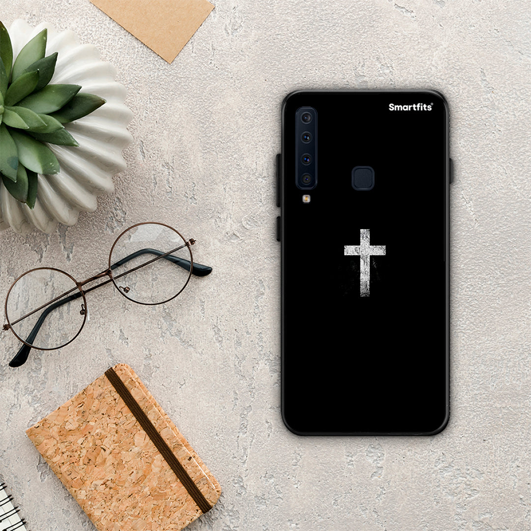 White Cross - Samsung Galaxy A9 θήκη