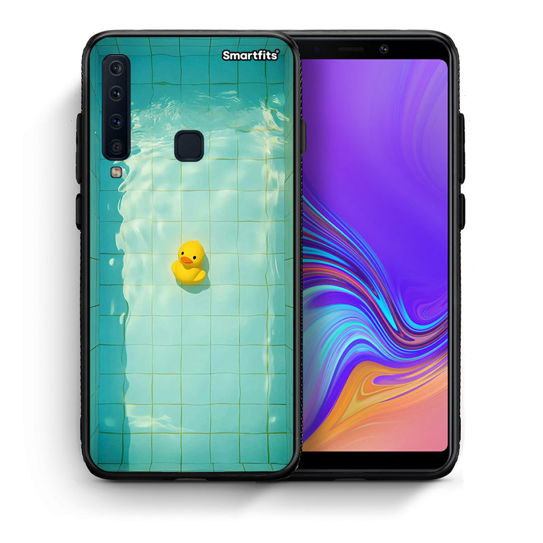 Θήκη Samsung A9 Yellow Duck από τη Smartfits με σχέδιο στο πίσω μέρος και μαύρο περίβλημα | Samsung A9 Yellow Duck case with colorful back and black bezels
