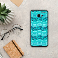 Thumbnail for Swimming Dolphins - Samsung Galaxy J4+ case