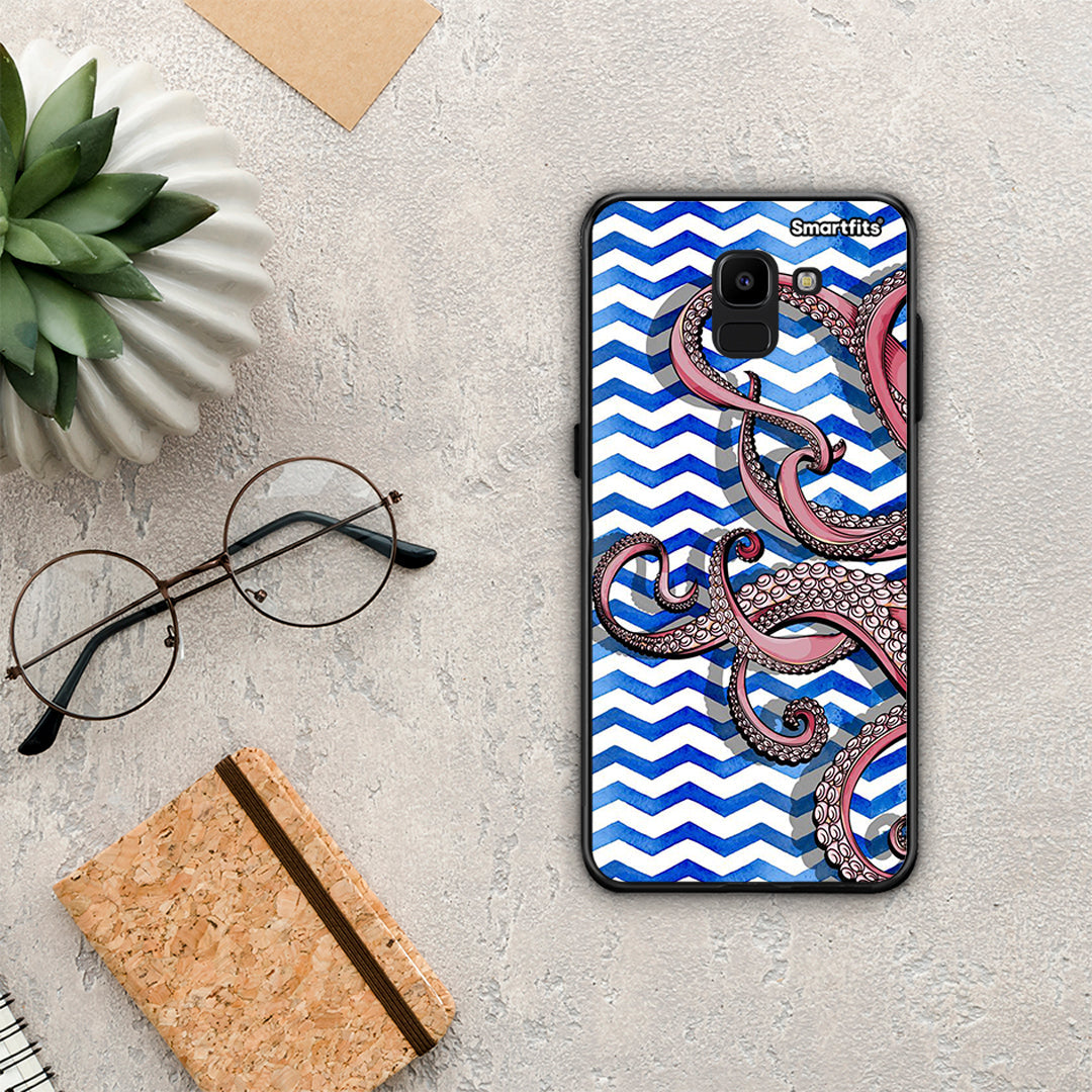 Chevron Devilfish - Samsung Galaxy J6 case