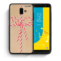 Thumbnail for Θήκη Samsung J6+ Christmas Gift από τη Smartfits με σχέδιο στο πίσω μέρος και μαύρο περίβλημα | Samsung J6+ Christmas Gift case with colorful back and black bezels