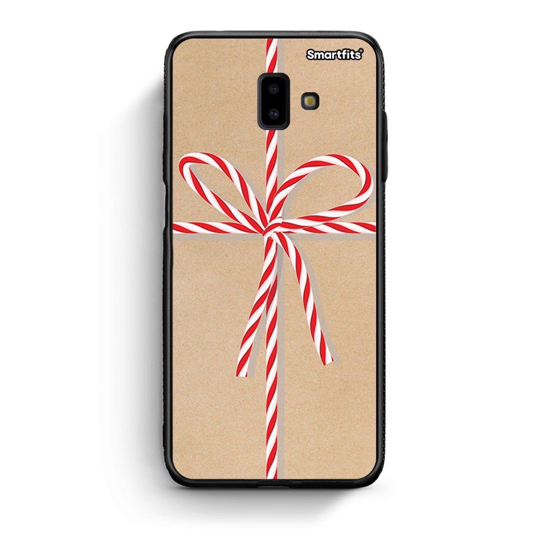 samsung J6+ Christmas Gift θήκη από τη Smartfits με σχέδιο στο πίσω μέρος και μαύρο περίβλημα | Smartphone case with colorful back and black bezels by Smartfits