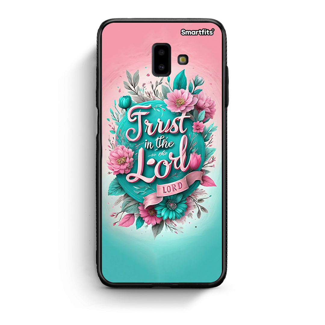 samsung J6+ Lord Trust θήκη από τη Smartfits με σχέδιο στο πίσω μέρος και μαύρο περίβλημα | Smartphone case with colorful back and black bezels by Smartfits