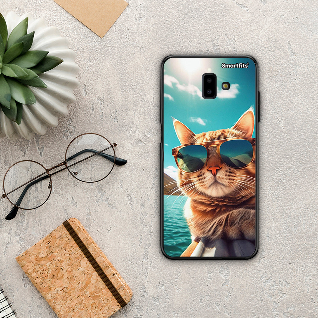 Summer Cat - Samsung Galaxy J6+ case