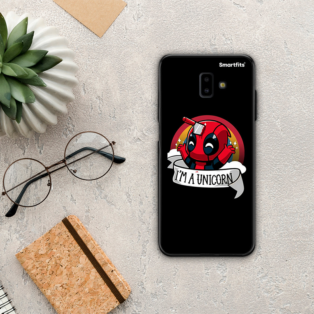 Unicorn Deadpool - Samsung Galaxy J6+ θήκη