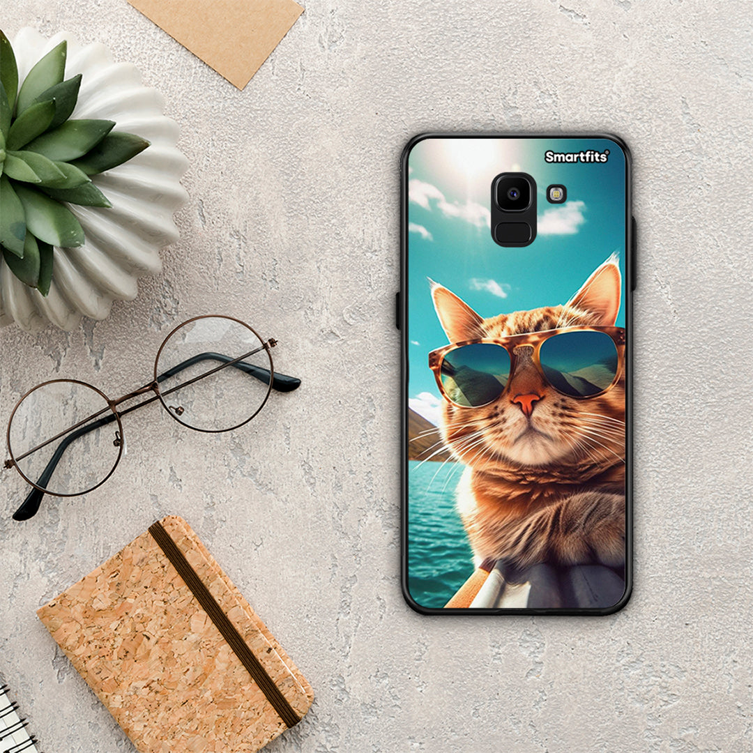 Summer Cat - Samsung Galaxy J6 case