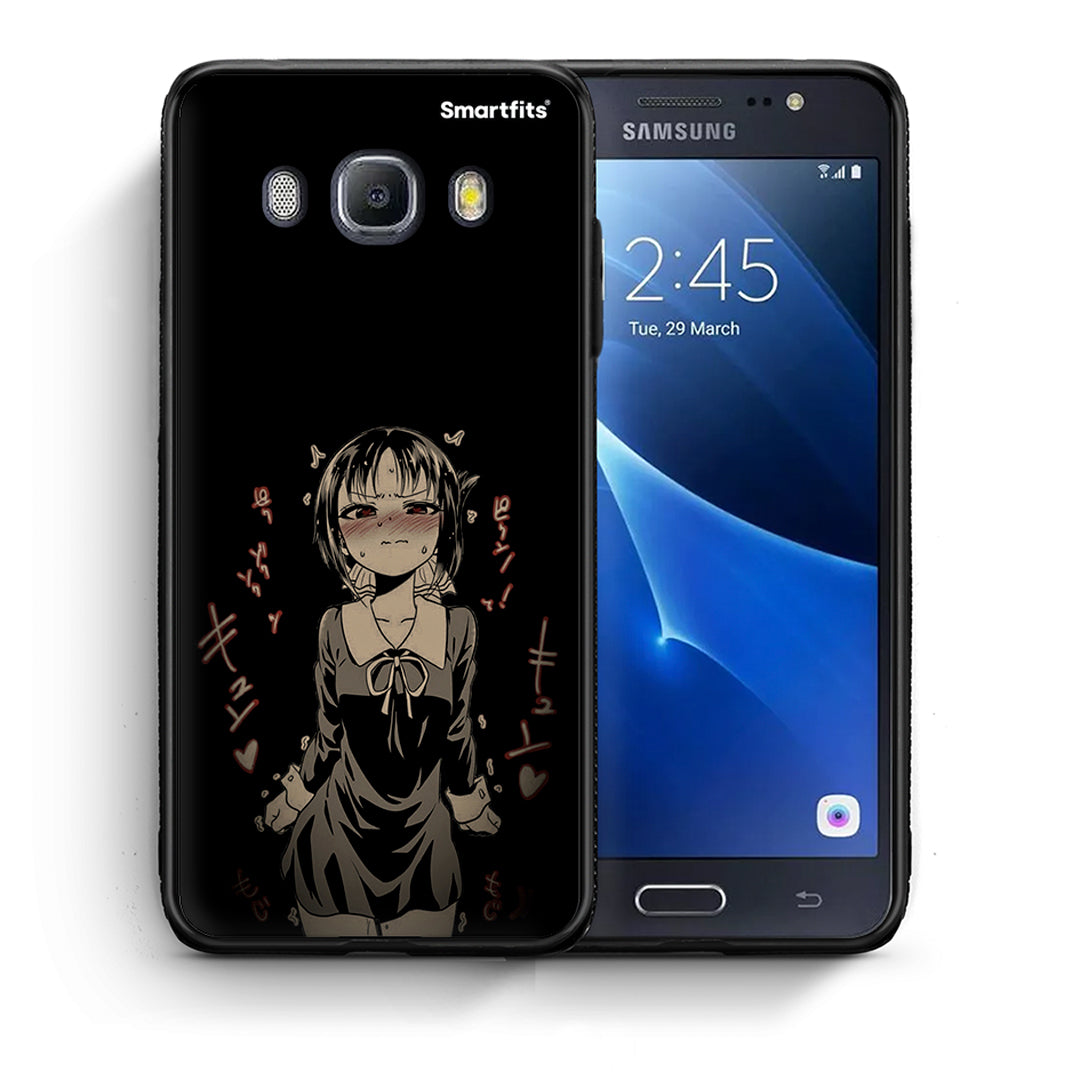 Θήκη Samsung J7 2016 Anime Girl από τη Smartfits με σχέδιο στο πίσω μέρος και μαύρο περίβλημα | Samsung J7 2016 Anime Girl case with colorful back and black bezels