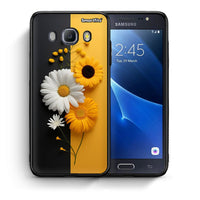 Thumbnail for Θήκη Samsung J7 2016 Yellow Daisies από τη Smartfits με σχέδιο στο πίσω μέρος και μαύρο περίβλημα | Samsung J7 2016 Yellow Daisies case with colorful back and black bezels