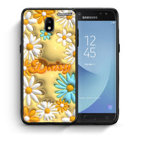 Thumbnail for Θήκη Samsung J5 2017 Bubble Daisies από τη Smartfits με σχέδιο στο πίσω μέρος και μαύρο περίβλημα | Samsung J5 2017 Bubble Daisies case with colorful back and black bezels