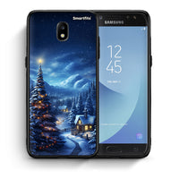 Thumbnail for Θήκη Samsung J7 2017 Christmas Scenery από τη Smartfits με σχέδιο στο πίσω μέρος και μαύρο περίβλημα | Samsung J7 2017 Christmas Scenery case with colorful back and black bezels