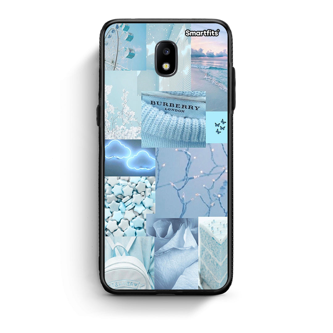 Samsung J7 2017 Ciel Aesthetic Collage θήκη από τη Smartfits με σχέδιο στο πίσω μέρος και μαύρο περίβλημα | Smartphone case with colorful back and black bezels by Smartfits