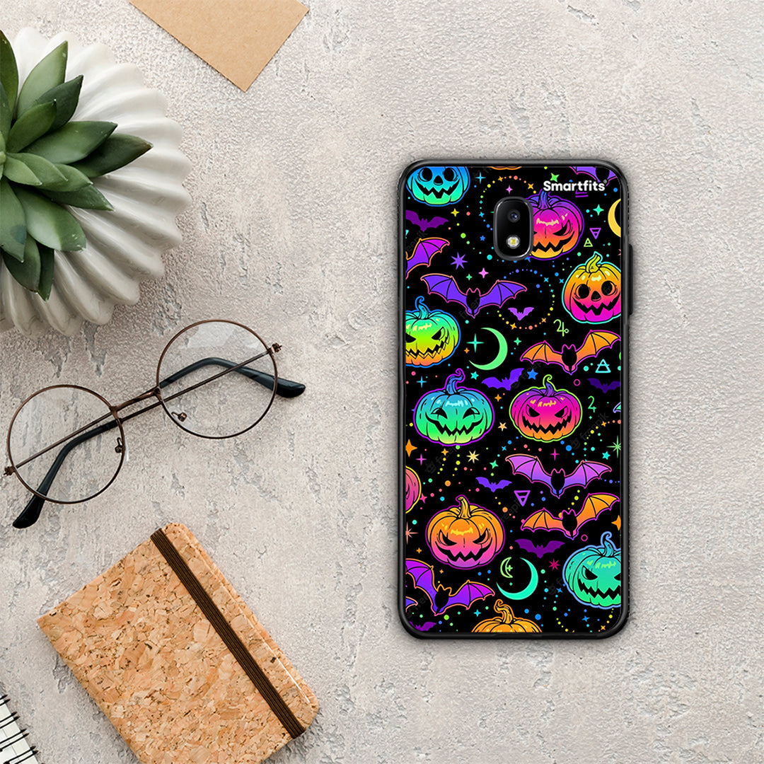 Neon Halloween - Samsung Galaxy J7 2017 θήκη