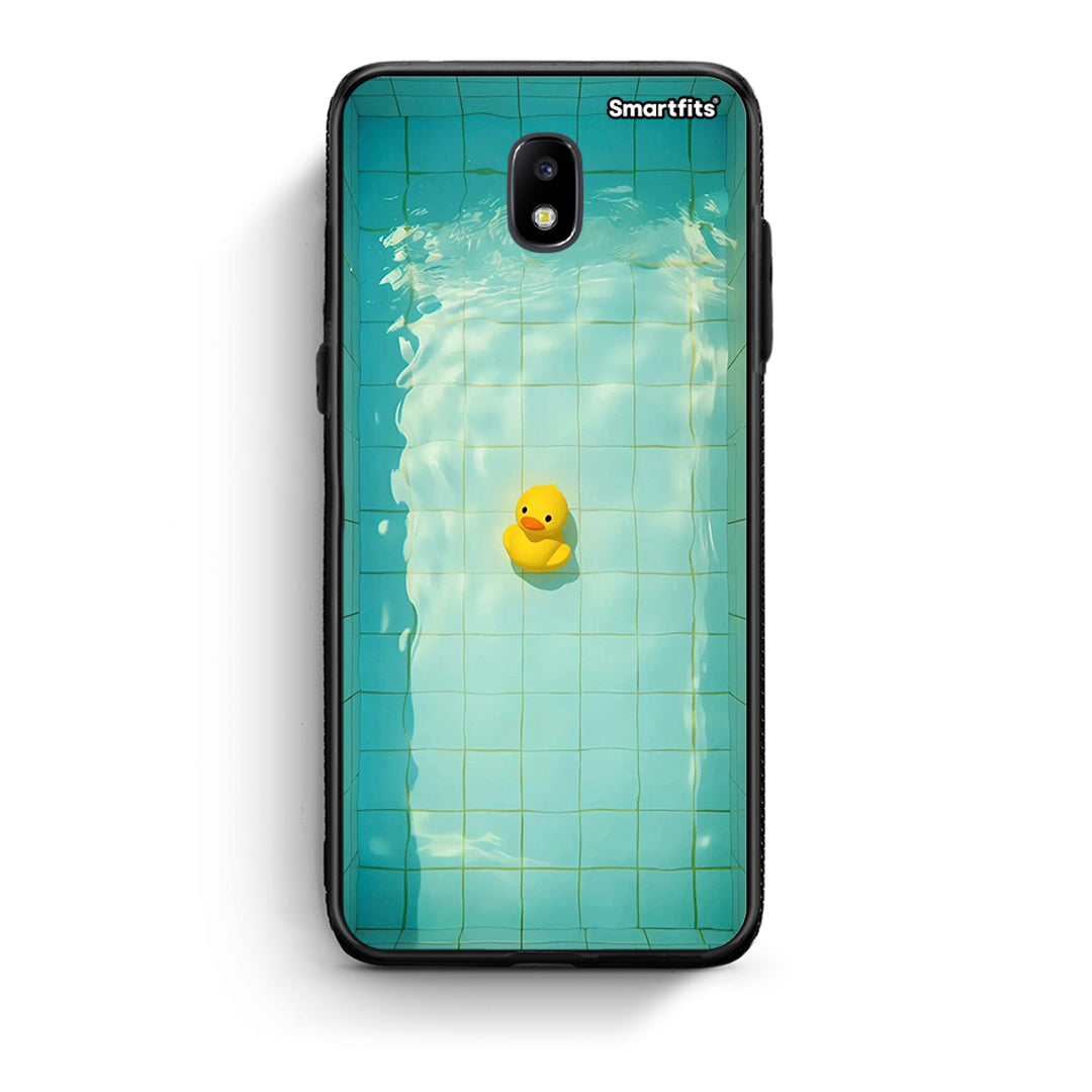 Samsung J5 2017 Yellow Duck θήκη από τη Smartfits με σχέδιο στο πίσω μέρος και μαύρο περίβλημα | Smartphone case with colorful back and black bezels by Smartfits