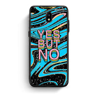 Thumbnail for Samsung J7 2017 Yes But No θήκη από τη Smartfits με σχέδιο στο πίσω μέρος και μαύρο περίβλημα | Smartphone case with colorful back and black bezels by Smartfits