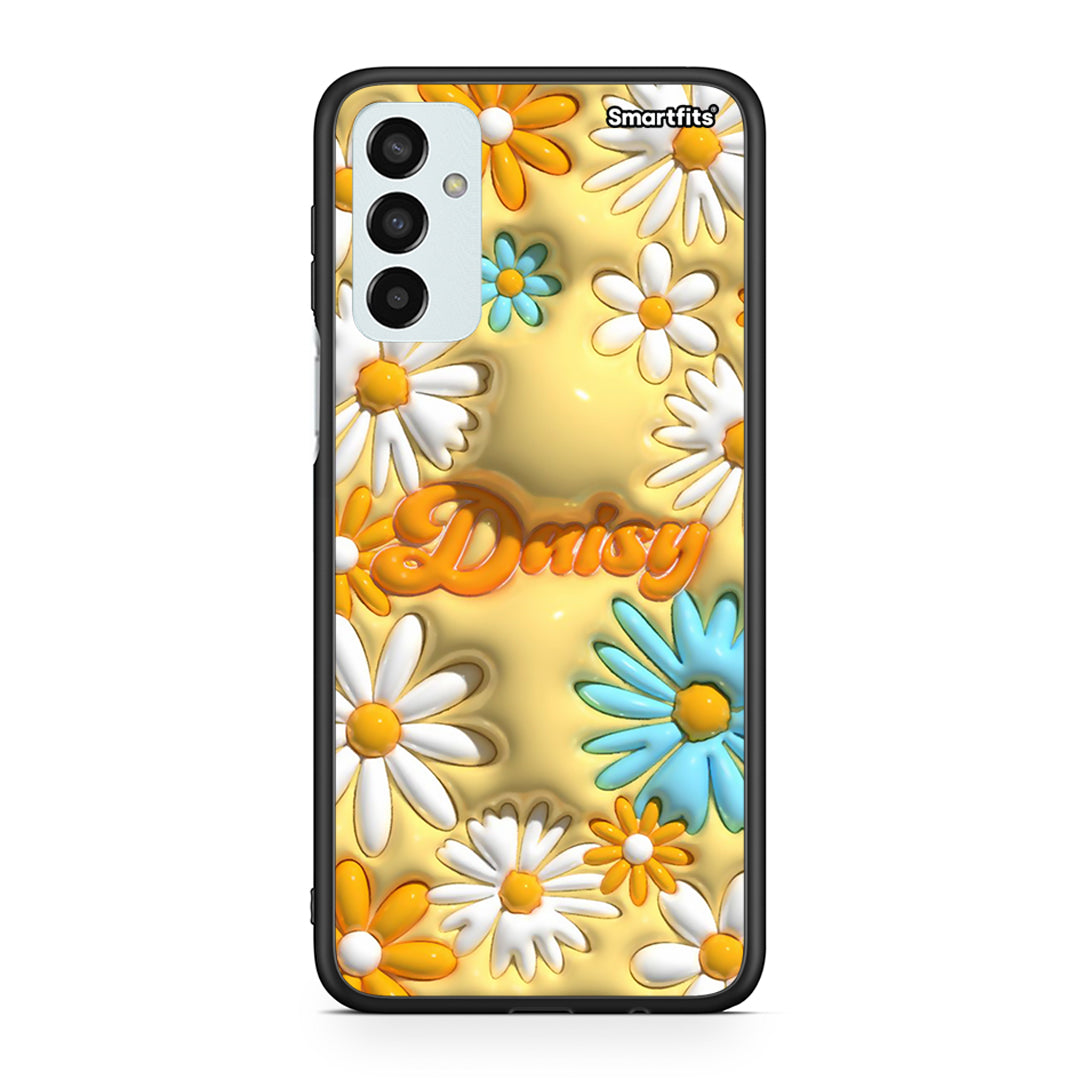 Samsung M13 Bubble Daisies θήκη από τη Smartfits με σχέδιο στο πίσω μέρος και μαύρο περίβλημα | Smartphone case with colorful back and black bezels by Smartfits