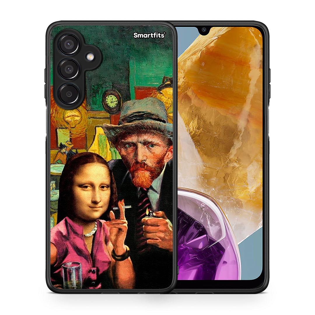 Θήκη Samsung Galaxy M15 Funny Art από τη Smartfits με σχέδιο στο πίσω μέρος και μαύρο περίβλημα | Samsung Galaxy M15 Funny Art case with colorful back and black bezels