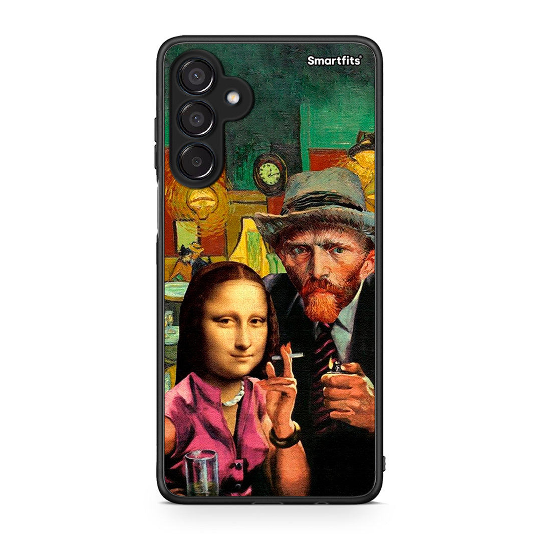 Samsung Galaxy M15 Funny Art θήκη από τη Smartfits με σχέδιο στο πίσω μέρος και μαύρο περίβλημα | Smartphone case with colorful back and black bezels by Smartfits