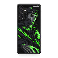 Thumbnail for Samsung Galaxy M15 Green Soldier Θήκη Αγίου Βαλεντίνου από τη Smartfits με σχέδιο στο πίσω μέρος και μαύρο περίβλημα | Smartphone case with colorful back and black bezels by Smartfits