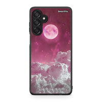 Thumbnail for Samsung Galaxy M15 Pink Moon Θήκη από τη Smartfits με σχέδιο στο πίσω μέρος και μαύρο περίβλημα | Smartphone case with colorful back and black bezels by Smartfits