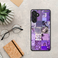 Thumbnail for Purple Aesthetic Collage - Samsung Galaxy M15 θήκη