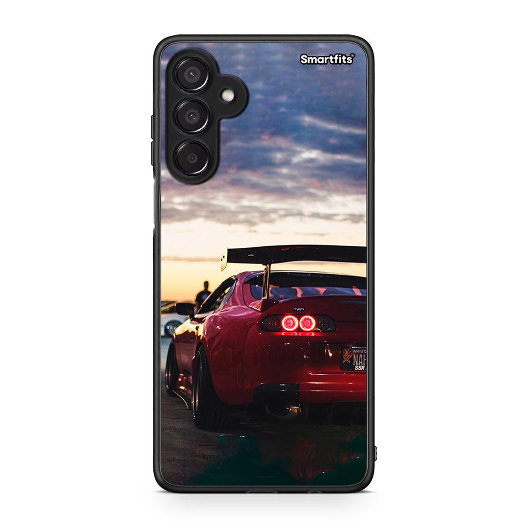 Samsung Galaxy M15 Racing Supra θήκη από τη Smartfits με σχέδιο στο πίσω μέρος και μαύρο περίβλημα | Smartphone case with colorful back and black bezels by Smartfits