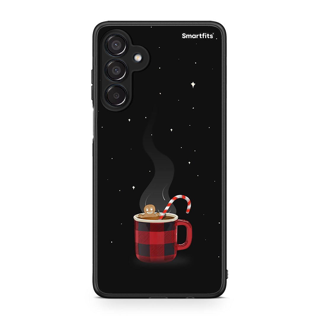 Samsung Galaxy M15 Xmas Bathing θήκη από τη Smartfits με σχέδιο στο πίσω μέρος και μαύρο περίβλημα | Smartphone case with colorful back and black bezels by Smartfits