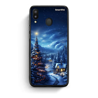 Thumbnail for Samsung M20 Christmas Scenery θήκη από τη Smartfits με σχέδιο στο πίσω μέρος και μαύρο περίβλημα | Smartphone case with colorful back and black bezels by Smartfits