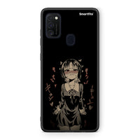 Thumbnail for Samsung M21/M31 Anime Girl θήκη από τη Smartfits με σχέδιο στο πίσω μέρος και μαύρο περίβλημα | Smartphone case with colorful back and black bezels by Smartfits