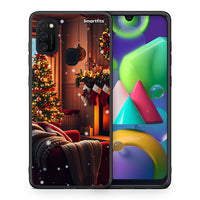 Thumbnail for Θήκη Samsung M21/M31 Home For Christmas από τη Smartfits με σχέδιο στο πίσω μέρος και μαύρο περίβλημα | Samsung M21/M31 Home For Christmas case with colorful back and black bezels