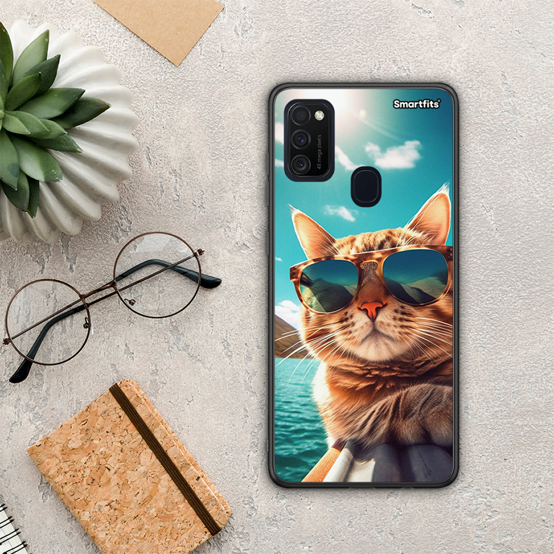 Summer Cat - Samsung Galaxy M21 / M30S case