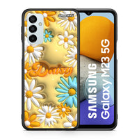 Thumbnail for Θήκη Samsung M23 Bubble Daisies από τη Smartfits με σχέδιο στο πίσω μέρος και μαύρο περίβλημα | Samsung M23 Bubble Daisies case with colorful back and black bezels