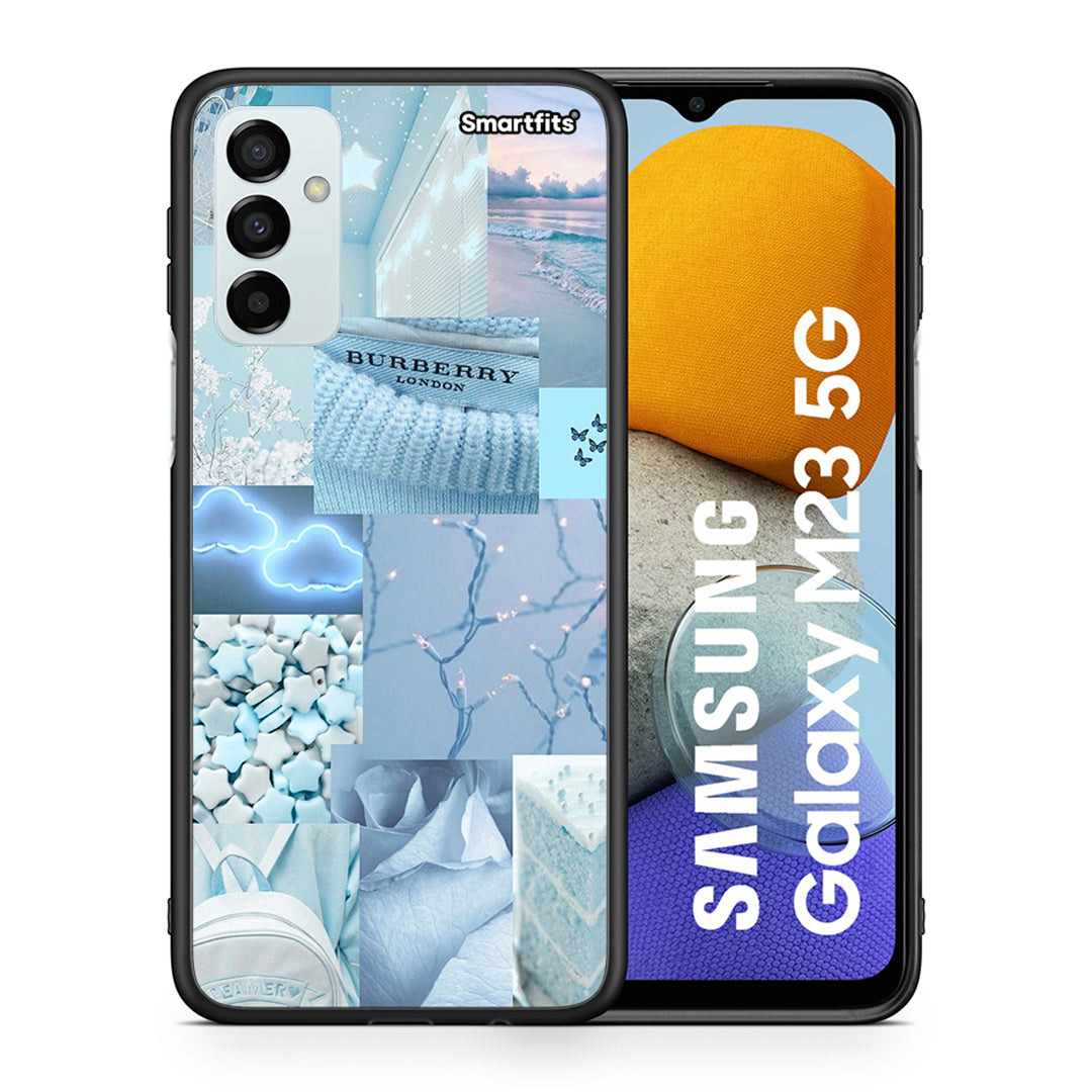 Θήκη Samsung M23 Ciel Aesthetic Collage από τη Smartfits με σχέδιο στο πίσω μέρος και μαύρο περίβλημα | Samsung M23 Ciel Aesthetic Collage case with colorful back and black bezels