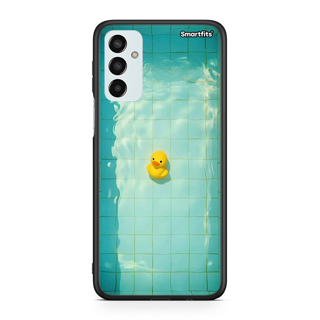 Samsung M23 Yellow Duck θήκη από τη Smartfits με σχέδιο στο πίσω μέρος και μαύρο περίβλημα | Smartphone case with colorful back and black bezels by Smartfits