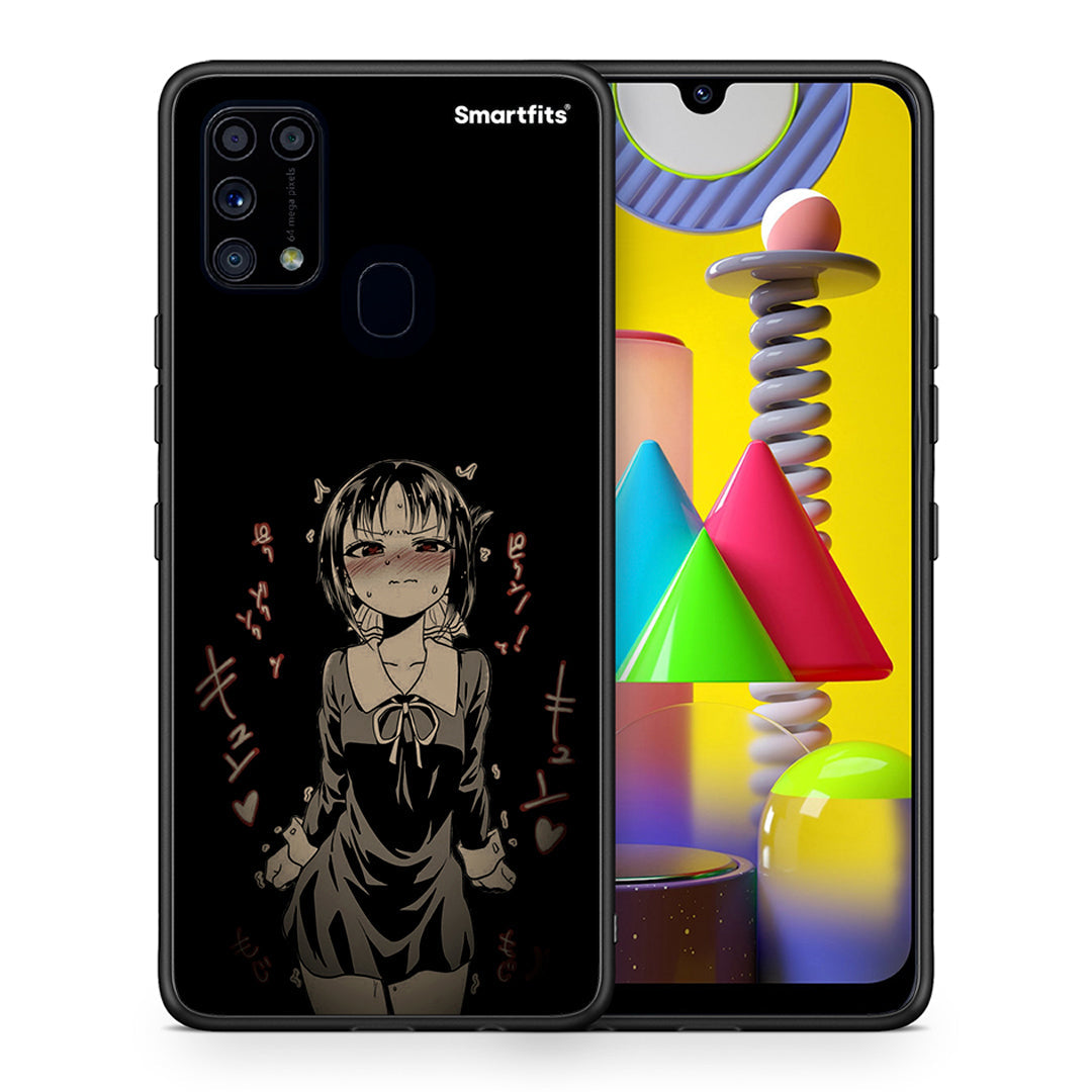 Θήκη Samsung M31 Anime Girl από τη Smartfits με σχέδιο στο πίσω μέρος και μαύρο περίβλημα | Samsung M31 Anime Girl case with colorful back and black bezels