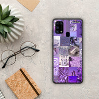 Thumbnail for Purple Aesthetic Collage - Samsung Galaxy M31 θήκη