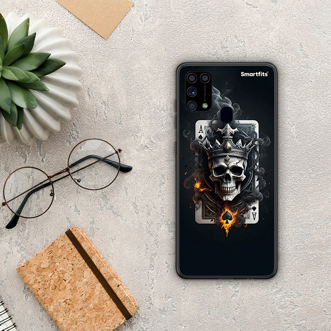 Skull King Ace - Samsung Galaxy M31 θήκη