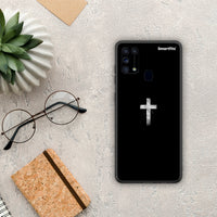 Thumbnail for White Cross - Samsung Galaxy M31 θήκη