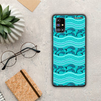 Thumbnail for Swimming Dolphins - Samsung Galaxy M31S case