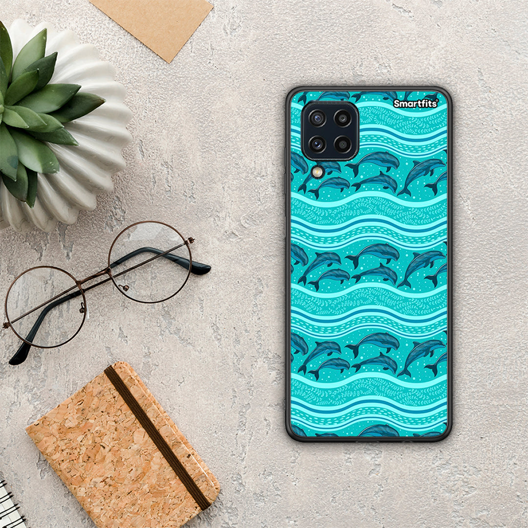 Swimming Dolphins - Samsung Galaxy M32 4G / M22 case